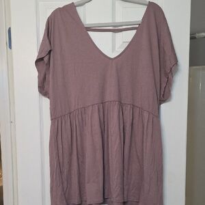 Torrid Mauve V-Neck Tunic